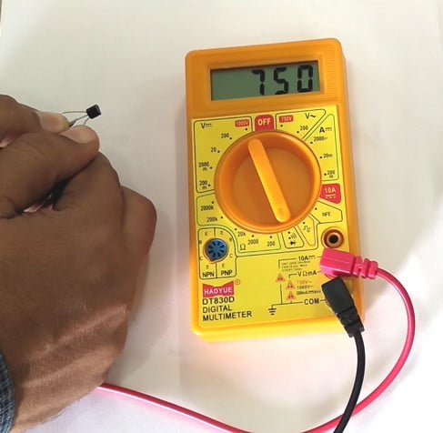 Testing of Transistor, Transistor with DMM, Transistor Testing with multimeter